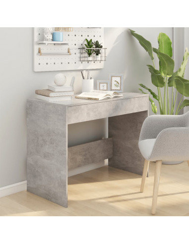 Scrivania Grigio Cemento 101x50x76,5 cm in Truciolato