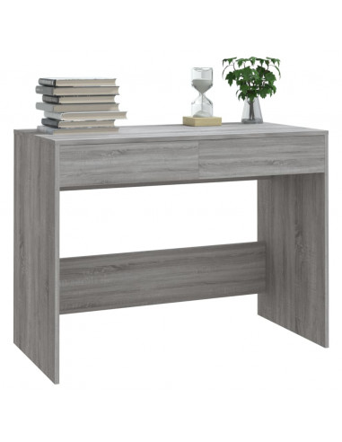 Scrivania Grigio Sonoma 101x50x76,5 cm in Truciolato