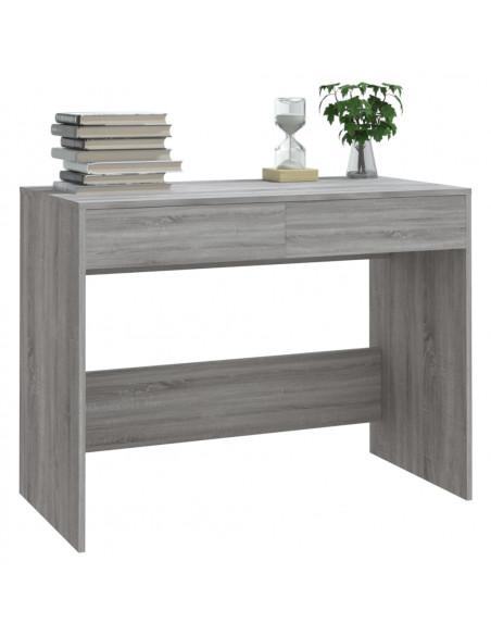 Scrivania Grigio Sonoma 101x50x76,5 cm in Truciolato