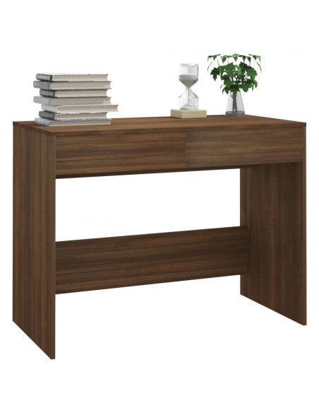 Scrivania Rovere Marrone 101x50x76,5 cm in Truciolato
