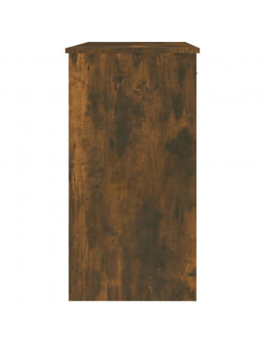 Scrivania Rovere Fumo 80x40x75 cm in Legno Multistrato