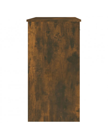 Scrivania Rovere Fumo 80x40x75 cm in Legno Multistrato