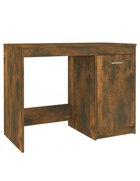 Scrivania Rovere Fumo 100x50x76 cm in Legno Multistrato