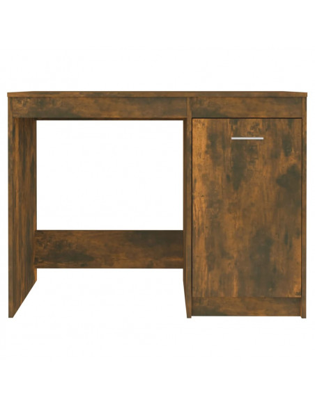Scrivania Rovere Fumo 100x50x76 cm in Legno Multistrato