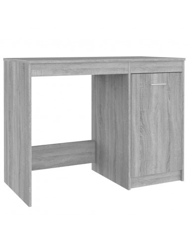 Scrivania Grigio Sonoma 100x50x76 cm in Legno Multistrato