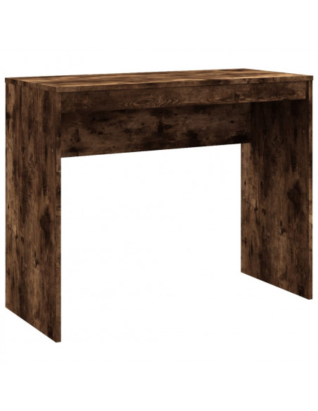 Scrivania Rovere Fumo 90x40x72 cm in Legno Multistrato