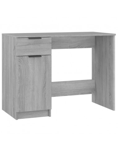 Scrivania Grigio Sonoma 100x50x75 cm in Legno Multistrato