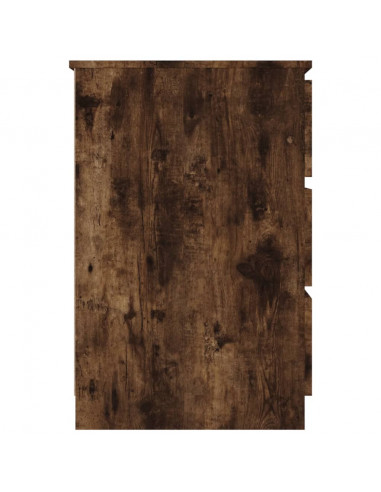 Scrivania Rovere Fumo 140x50x77 cm in Legno Multistrato
