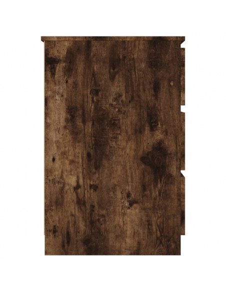 Scrivania Rovere Fumo 140x50x77 cm in Legno Multistrato