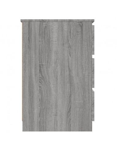 Scrivania Grigio Sonoma 140x50x77 cm in Legno Multistrato