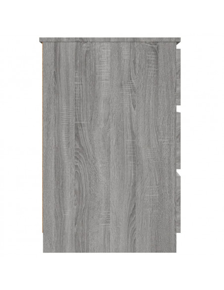 Scrivania Grigio Sonoma 140x50x77 cm in Legno Multistrato