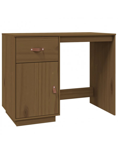 Scrivania Miele 95x50x75 cm in Legno Massello di Pino
