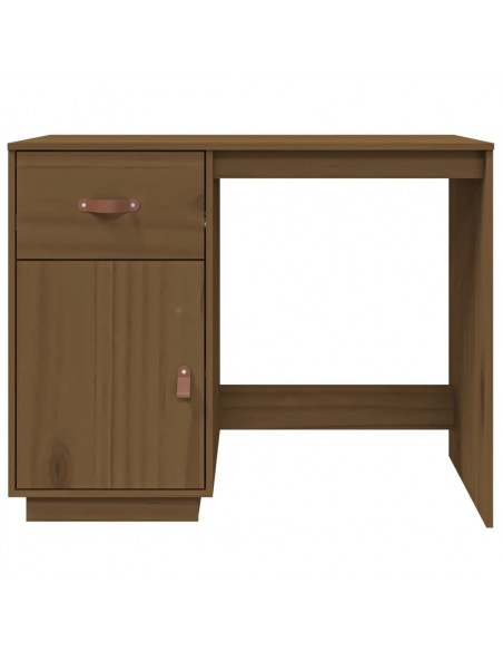 Scrivania Miele 95x50x75 cm in Legno Massello di Pino