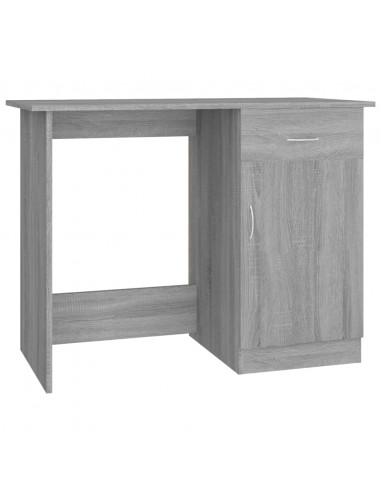 Scrivania Grigio Sonoma 100x50x76 cm in Legno Multistrato