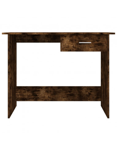 Scrivania Rovere Fumo 100x50x76 cm in Legno Multistrato