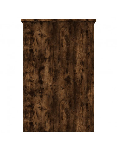 Scrivania Rovere Fumo 100x50x76 cm in Legno Multistrato