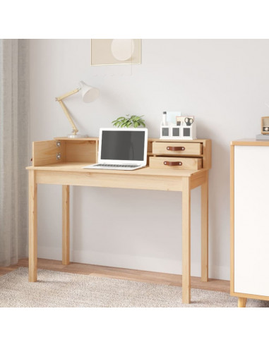 Scrivania 110x50x93 cm in Legno Massello di Pino
