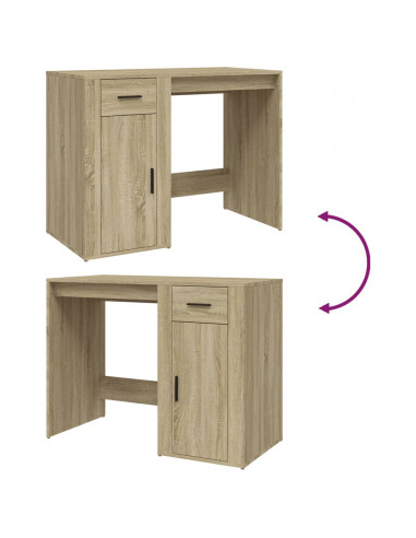 Scrivania Rovere Sonoma 100x49x75 cm in Legno Multistrato