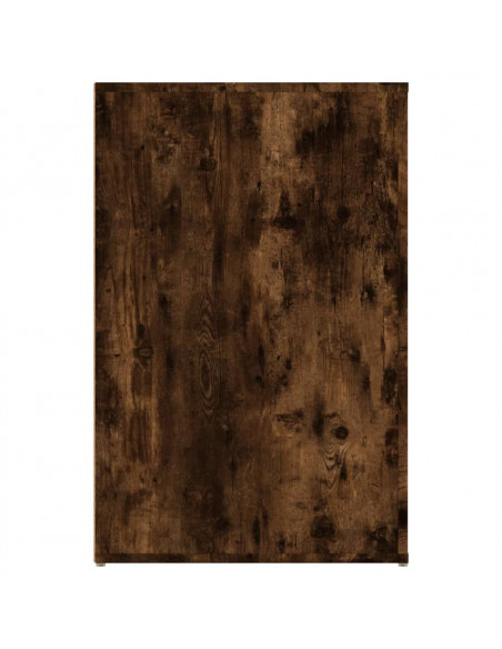 Scrivania Rovere Fumo 100x49x75 cm in Legno Multistrato