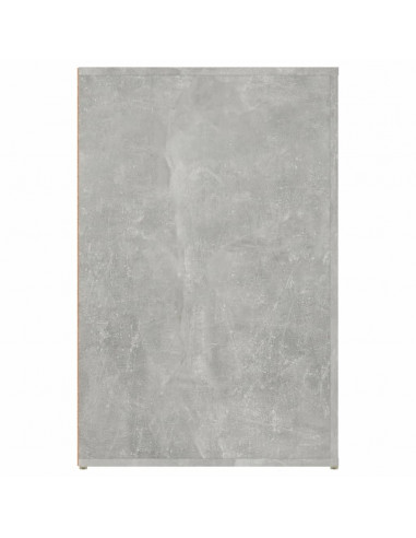 Scrivania Grigio Cemento 100x49x75 cm in Legno Multistrato