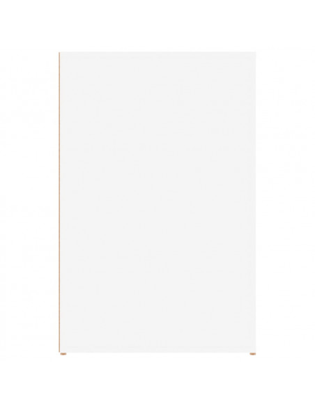 Scrivania Bianca 100x49x75 cm in Legno Multistrato