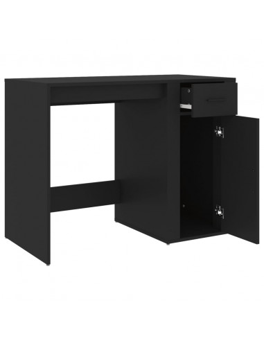 Scrivania Nero 100x49x75 cm in Legno Multistrato