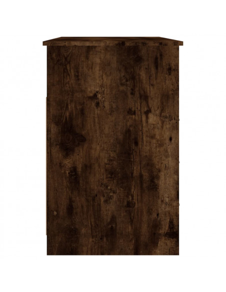 Scrivania Cassetti Rovere Fumo 102x50x76 cm Legno Multistrato