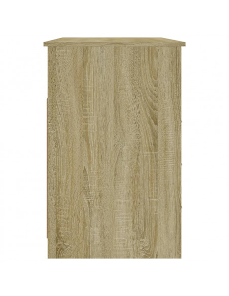 Scrivania Cassetti Rovere Sonoma 102x50x76 cm Legno Multistrato
