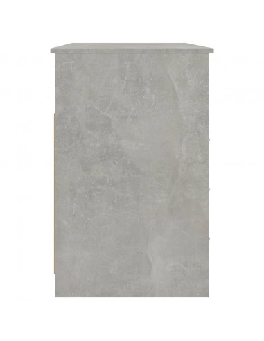 Scrivania Cassetti Grigio Cemento 102x50x76cm Legno Multistrato