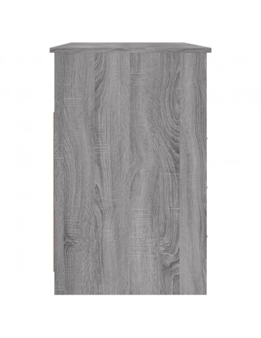 Scrivania Cassetti Grigio Sonoma 102x50x76 cm Legno Multistrato