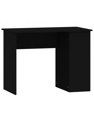 Scrivania Nera 100x55x75 cm in Legno Multistrato