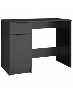 Scrivania Nera 100x50x75 cm in Legno Multistrato 2