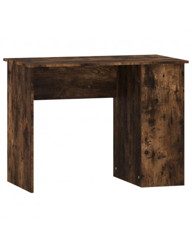 Scrivania Rovere Fumo 100x55x75 cm in Legno Multistrato