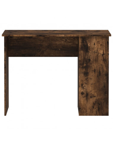 Scrivania Rovere Fumo 100x55x75 cm in Legno Multistrato