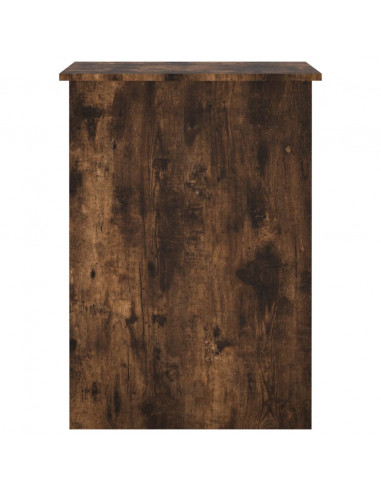 Scrivania Rovere Fumo 100x55x75 cm in Legno Multistrato