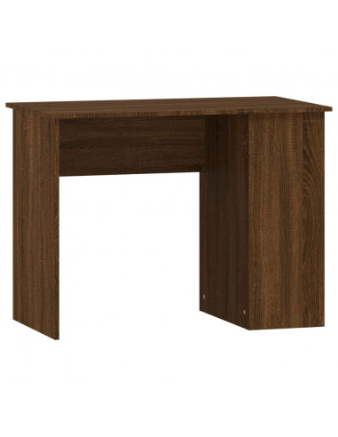 Scrivania Rovere Marrone 100x55x75 cm in Legno Multistrato
