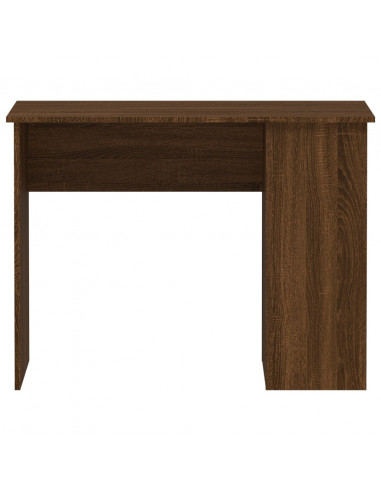 Scrivania Rovere Marrone 100x55x75 cm in Legno Multistrato