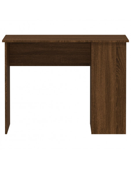 Scrivania Rovere Marrone 100x55x75 cm in Legno Multistrato