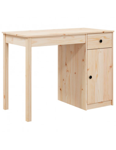 Scrivania 100x50x75 cm in Legno Massello di Pino