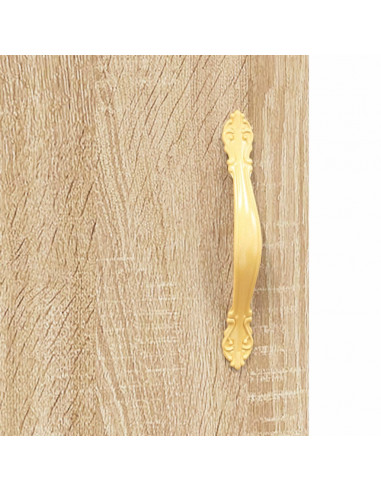 Scrivania Rovere Sonoma 140x50x75 cm in Legno Multistrato