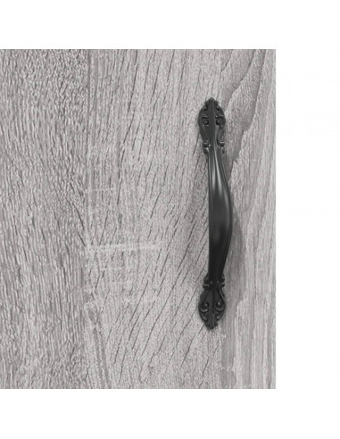 Scrivania Grigio Sonoma 140x50x75 cm in Legno Multistrato