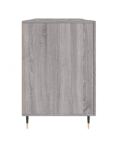 Scrivania Grigio Sonoma 140x50x75 cm in Legno Multistrato