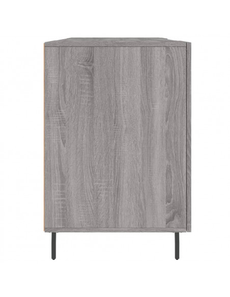 Scrivania Grigio Sonoma 140x50x75 cm in Legno Multistrato
