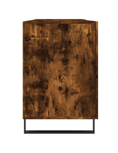 Scrivania Rovere Fumo 140x50x75 cm in Legno Multistrato