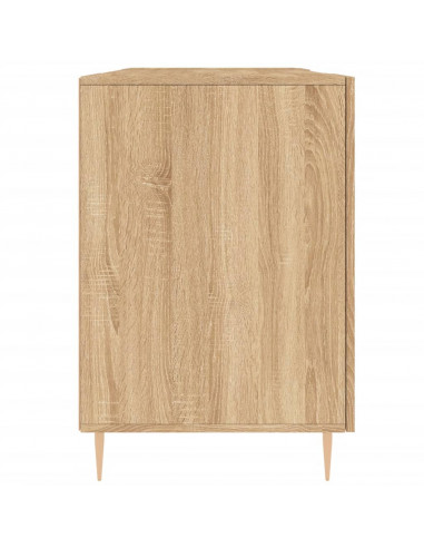 Scrivania Rovere Sonoma 140x50x75 cm in Legno Multistrato