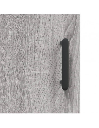 Scrivania Grigio Sonoma 140x50x75 cm in Legno Multistrato