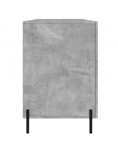 Scrivania Grigio Cemento 140x50x75 cm in Legno Multistrato