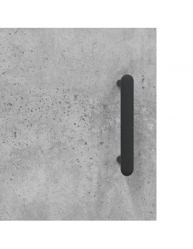 Scrivania Grigio Cemento 140x50x75 cm in Legno Multistrato