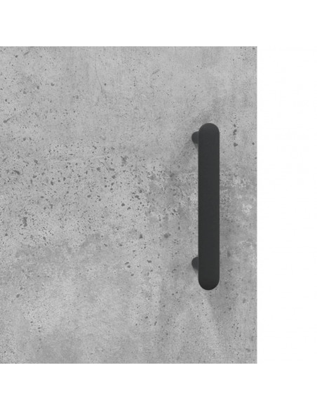 Scrivania Grigio Cemento 140x50x75 cm in Legno Multistrato