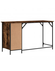 Scrivania Computer Rovere Fumo 131x48x75 cm Legno Multistrato 2